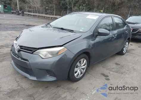 2015 Toyota Corolla Le z USA, uszkodzony, nr VIN 2T1BURHE0FC286187